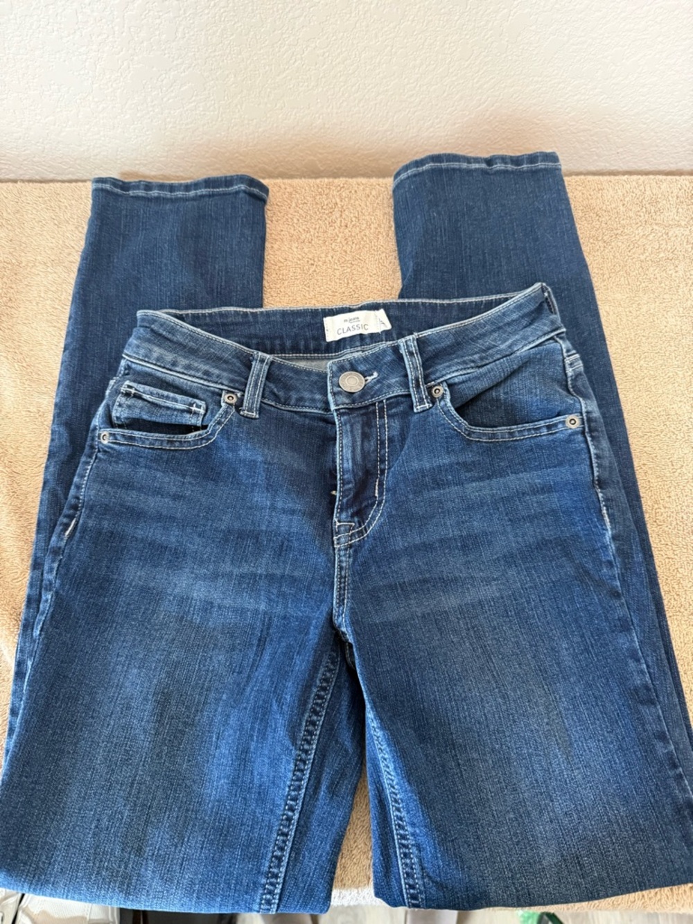 Maurices Women's Straight Leg Jeans - Dark Blue